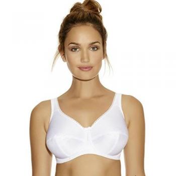 Fantasie Women's Cotton Full Cup Bra - White - Size 40D