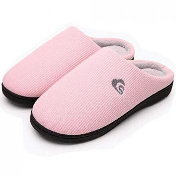 Zapatillas Casa Mujer hombre Invierno Calido Zapatillas Cómodas Suave Flat Slipper Zapatillas de casa de Mujer Ultraligero cómodo y Antideslizante Zapatilla de Estar por casa para Mujer