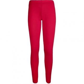 WearAll - Mujeres Tallas Grandes Stretch Leggings Largos - Cereza - 52-54