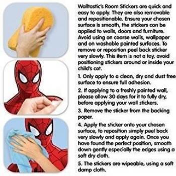 Walltastic grande, personaje de Marvel Ultimate Spiderman - Juego de adhesivos de pared