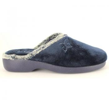 Zapatillas de casa de mujer GARZON 3305 azul marino 621