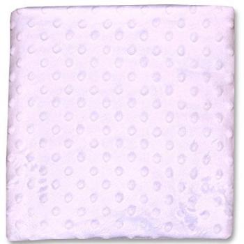 MANTA TOPITOS MALVA 80X10CM COCHE