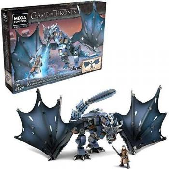 Mega Construx Juego de Tronos Enfrentamiento con Viserion 492 piezas, bloques de construcción