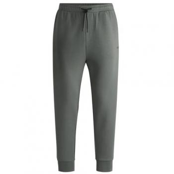 BOSS Hadiko Regular Fit Sweatpants with Back Pocket - Light Grey - Men's Size S