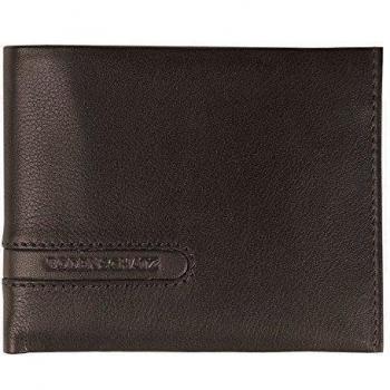 Bodenschatz Catania - Monedero de cuero hombre, color marrón, talla 12x10x2 cm