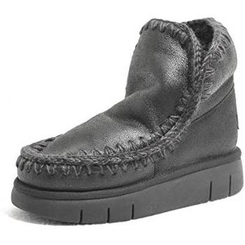 Mou Women's Black Eskimo 18 Bounce Ankle Boots, Size 39 (US 9)