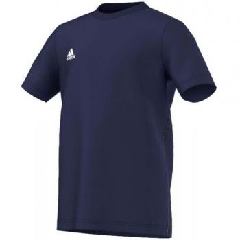 adidas COREF TEE Y - Camiseta para niño, color azul marino / blanco, talla 152