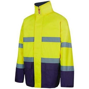VELILLA Parka Bicolor Alta Visibilidad Sup Ama/Inf Marino L