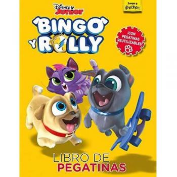 Bingo y Rolly. Libro de pegatinas: Con pegatinas reutilizables