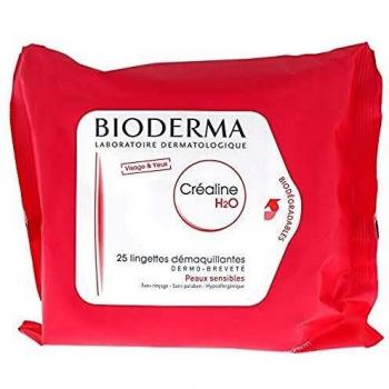 Bioderma Crealine H2O 25 Lingettes Dmaquillantes Peaux Sensibles - 5 ml