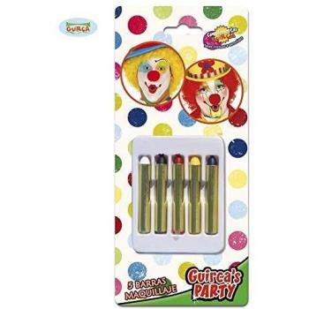 Guirca Rudy Juego de 5 lápices de Maquillaje de Colores, Color, 15395 
