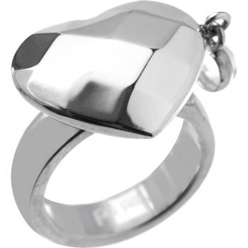 Anillo Folli Follie Mujer 3R9F199C, talla 58, diseño elegante y moderno, acabado en acero inoxidable con detalles brillantes