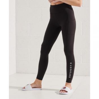 Leggings Largos Activo Estilo Vida Mujer Superdry Negros XS