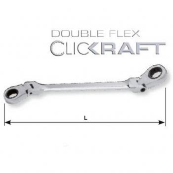 KRAFTWERK 3450-1618 - Llave doble flexible CLICKRAFT 16x18 mm