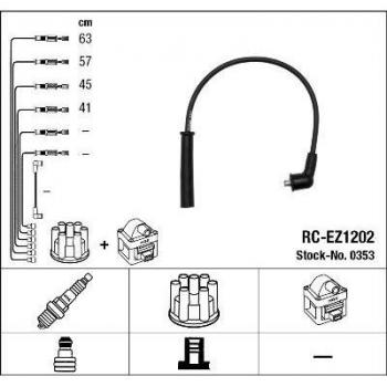Cables de encendido NGK 0353