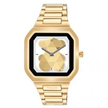 Reloj Inteligente Tous B-Connect Dorado con Brazalete de Acero y Control de Ritmo Cardiaco, Sueño y Modos Deportivos