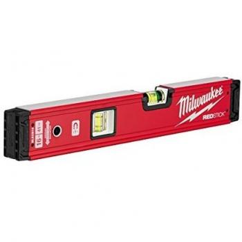 Milwaukee 4932459061 40 cm redstick Columna Vertebral Nivel magnético, Red/Black/Silver