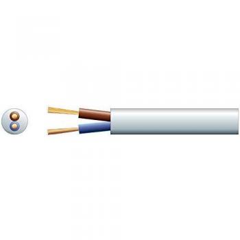Mercurio 10 A 6,4 mm 100 m Cable de PVC 2 Core Ronda Red -