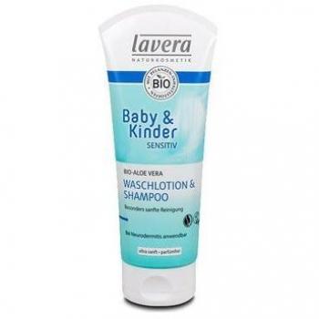 Champú Y Loción De Ducha Bebe Bio 200 Ml de Lavera