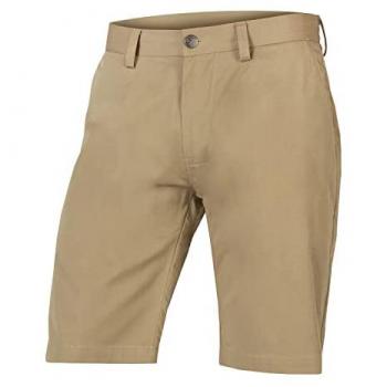 Pantalones Cortos de Ciclismo Endura Hummvee Chino con Badana, Color Gris Hongo, Talla XL