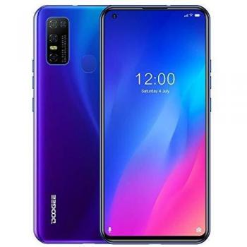 Movil libre doogee n30 4gb ram 128gb rom telefono moviles android 10 655zz hd pantalla perforada dual sim tarjeta sd dedicada 256gb bateria 4500mah camara ai de 16mp gps azul