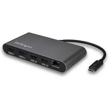 StarTech.com Dock Thunderbolt 3 para 2 Monitores 4K DisplayPort - Docking Station Mac y Windows - Reemplazado por TB3DKM2DPL
