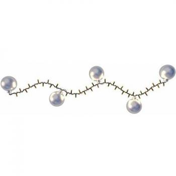 Cadena de luces LED 2 en 1, plata helada, 700 LEDs