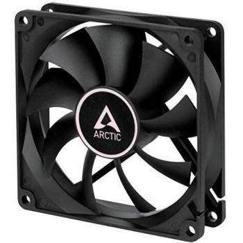 ARCTIC F9 PWM - 92 mm PWM Case Fan, PWM-Signal regulates Fan Speed, quiet motor, Computer, Fan Speed: 150-1800 RPM - Black