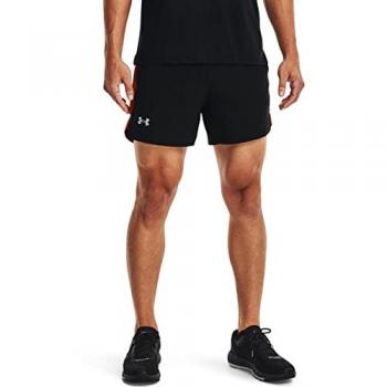 Pantalones Cortos de Running Under Armour Ligeros y Elásticos para Hombre Negro/Naranja 5