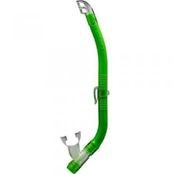 Cressi Top Colorama Tubo de Snorkeling, Unisex niños, Verde, Talla única