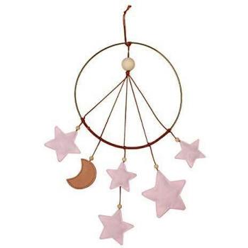 Atrapasueños de Filibabba, atrapasueños para dormitorio, decoración de pared Color rosa.