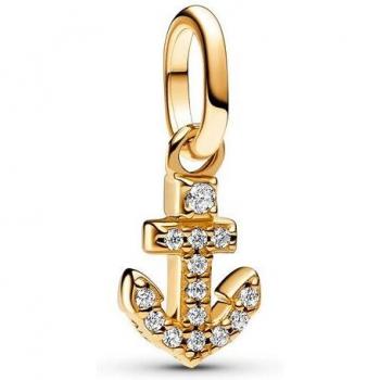 Charm colgante Pandora ME ancla mini - 763369C01, tipo de producto: charm colgante, características: diseño en forma de ancla, tamaño mini, compatible con la colección Pandora ME, elaborado en metal de alta calidad
