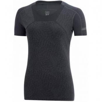Gore Running Wear Air Print - Camiseta manga larga para mujer, color marrón, talla L