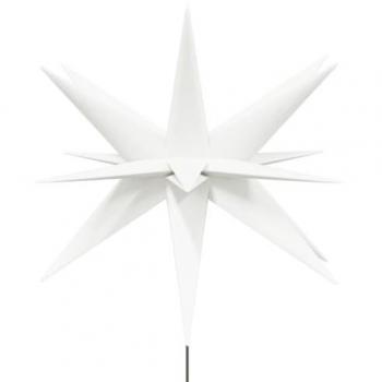 Lámpara de Navidad LED Plegable 3 Unidades Blanco 57 cm