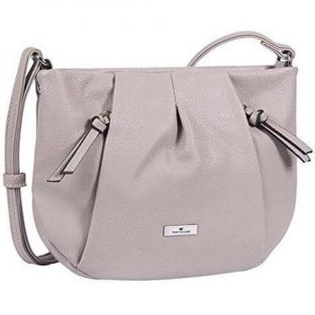 Tom Tailor Acc MARCY - Bolso de hombro de material sintético mujer, color gris, talla 25x18x6 cm