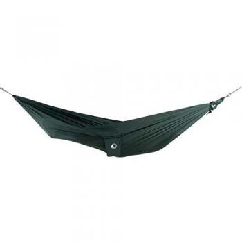 Hamaca Ticket To The Moon Compact Verde Oscuro - Hamaca ultraligera, diseño compacto, material de nylon resistente, capacidad para una persona, fácil de transportar y montar, incluye mosquetones y cuerdas