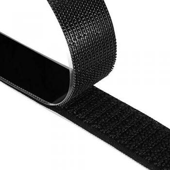 Fesoar Belcro Adhesivo Fuerte 8M Hook y Loop Auto Adhesivo Cinta Rollo Doble Cara, 20 mm de Ancho
