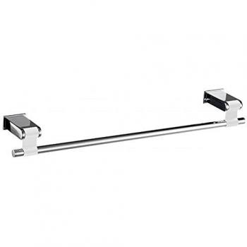 Toallero de baño 35cm para Pegar Cromo/Blanco Iris Manillons Torrent