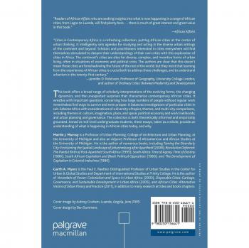 Contemporary African Urban Studies by Palgrave Macmillan