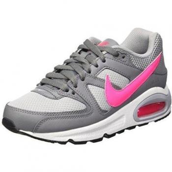 Nike Air Max Command (GS), Zapatillas de Running para Niñas, Gris / Rosa (Wolf Grey / Hyper Pink-Cool Grey), 36 EU