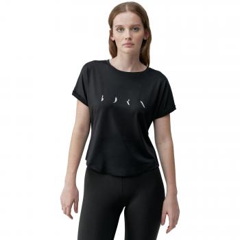 Camiseta de mujer Born Living Yoga Azami manga corta negra