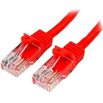 StarTech.com Cable DE Red DE 10M Rojo CAT5E CABL