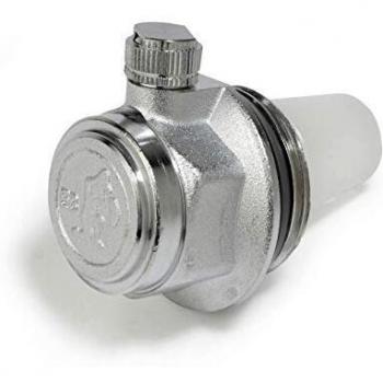 Válvula automática de purga de aire para radiadores Giacomini R200 1 Izquierda Cromada