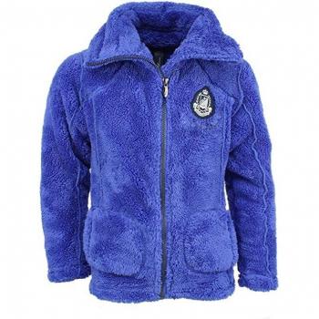 Peak Mountain Coral Sherpa Fleece Jacket for Girls