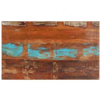Mesa rectangular de madera maciza 60x100 cm, 15-16 mm, diseño rústico y versátil para comedores y cocinas