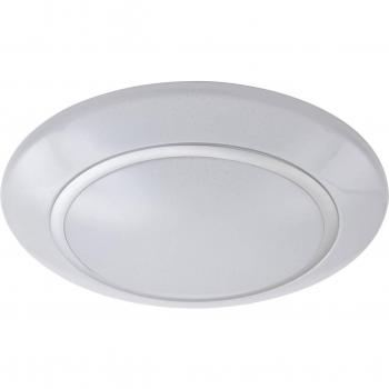 Lindby Felecina Plafón LED Moderno RGBW Ø 50,5 cm Blanco de Plástico para Salón y Comedor (1 Llama)