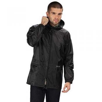 Regatta Unisex Stormbreak Waterproof Jacket Black, Size: L