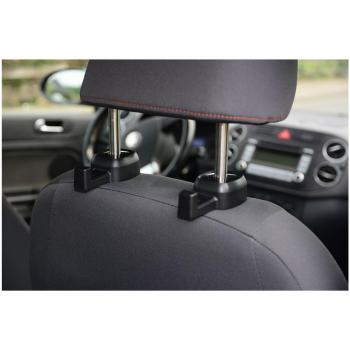 4 pieza gancho para asiento de coche reposacabezas, bolsillos perchero Colgador, asiento trasero gancho All de around24