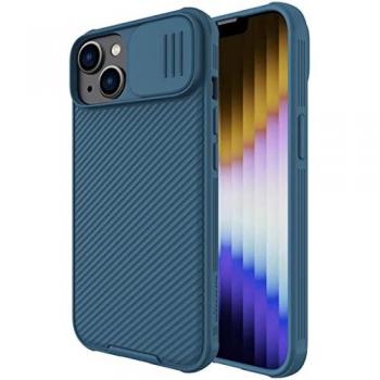 Nillkin CamShield Pro Blue Shockproof Hardcase with Camera Privacy Protection for iPhone 13/14/15
