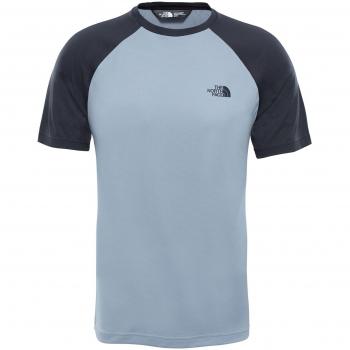 North Face M Tanken Raglan TEE Camiseta, Hombre, Asphalt Grey/Mid Grey, 2XL